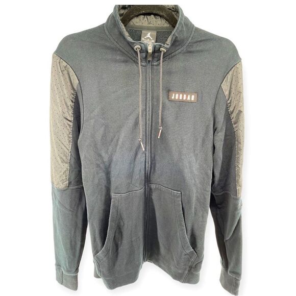 Air Jordan VI 6 Black Men’s Unisex Full Zip Performance Bomber Jacket Small - Picture 10 of 10